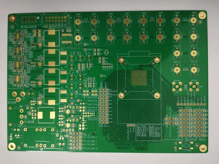 10 capes PCB amb backdrill i via a PAD
