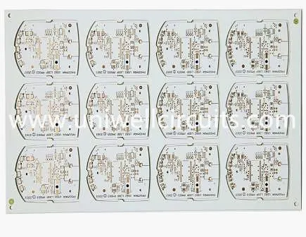 2W de placa base d'alumini